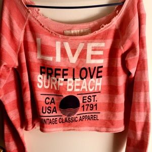 Off shoulder Sweater